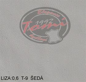 Koženka Liza T9 0,6 šedá - oděvní